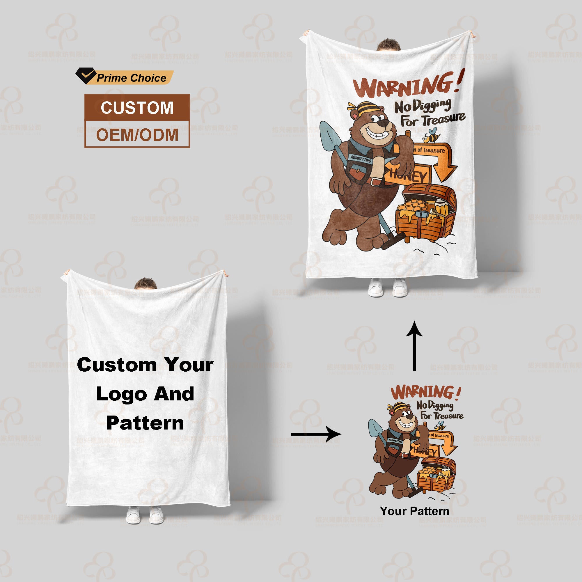 Custom Pet Photo Fleece Blanket - Soft Bereavement Gift for Pet Loss
