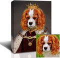 Custom Pet Portrait Watercolor Canvas - Personalized Pet Loss Keepsake