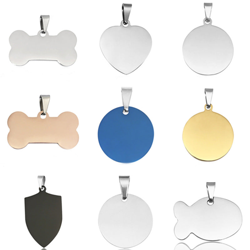 Personalized Engraved Pet ID Tag - Custom Stainless Steel Memorial Keepsake